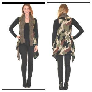 Cashmere Feel Cheetah Vests-NEW.  One Size Fits Most